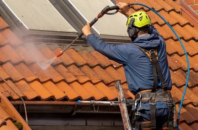 Démoussage et hydrofuge de toiture à Raray